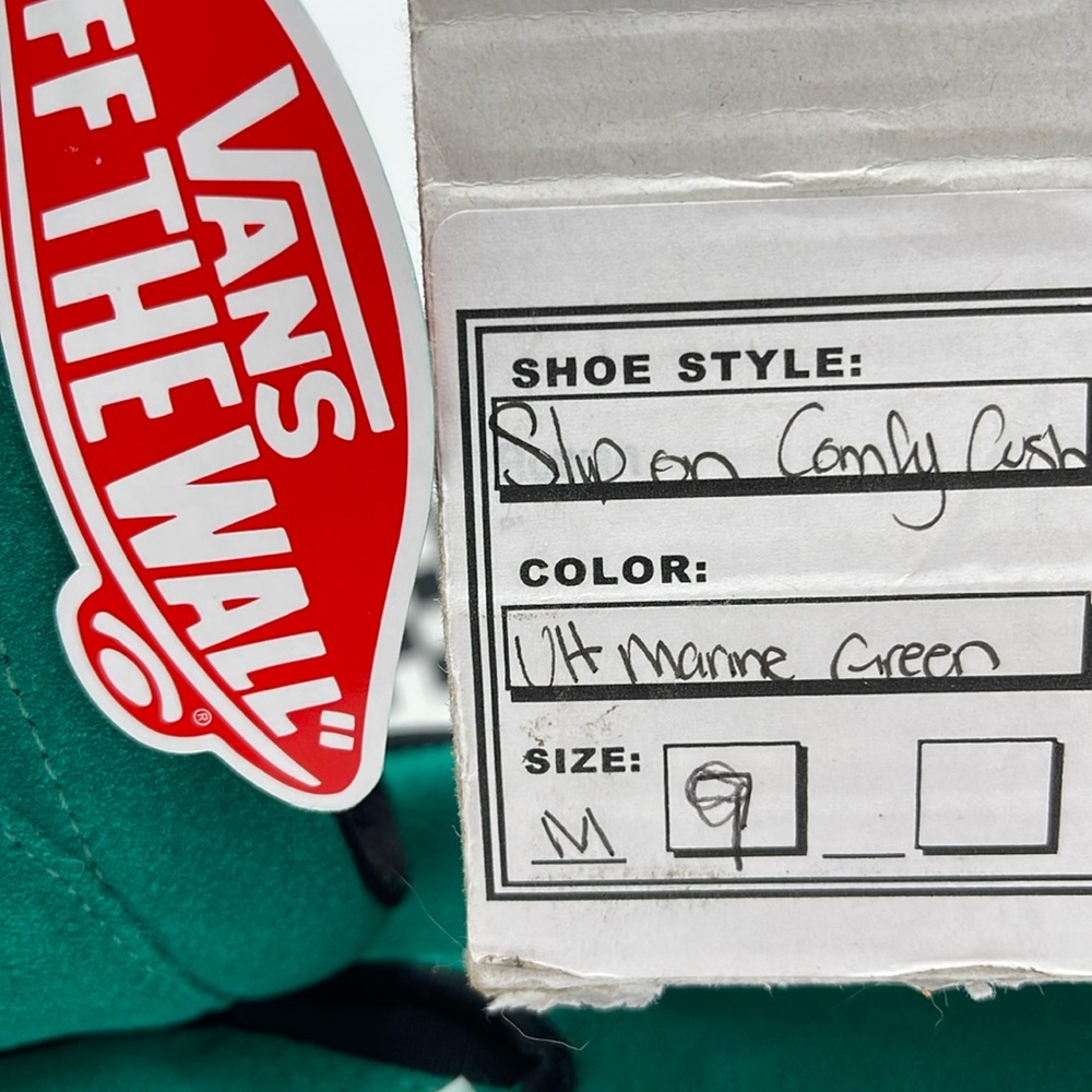 Vans WMNS Classic Slip-On Comficush Ultimate Green Sneakers - Picture 16 of 16